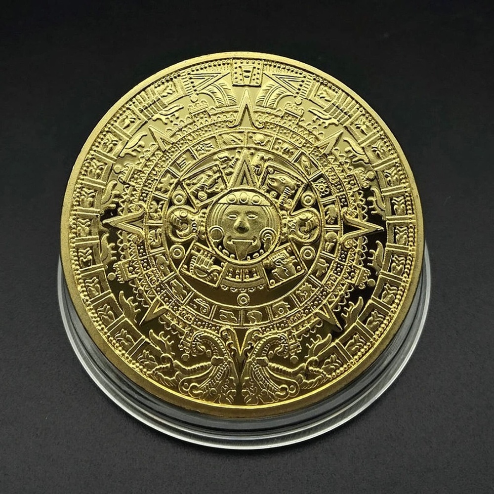 Mayan Calendar Coin (with protective cover and stand) collectors item